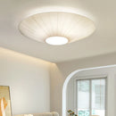 Ljojo Wabi Sabi UFO Styling Fabric Led Ceiling Chandelier | Modern Round Home Decor Lights