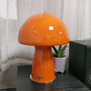 Glass Mushroom Bedside Table Lamp Dimmable Swirl Light for Home Decor by Ljojo