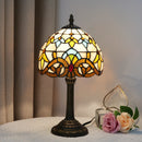 Baroque Pattern Stained Glass Table Lamp by Ljojo - Handmade Modern Style for Home and Office