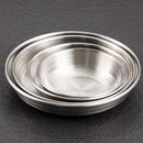 Ljojo 304 Stainless Steel Korean Food Storage Tray Snack Pan Kimchi Plate Kitchen Utensils