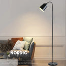 Ljojo Modern Adjustable Goose Neck LED Floor Lamp for Living Room Bedroom
