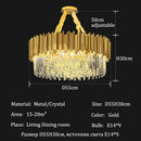 Modern Luxury Crystal Ceiling Chandelier Pendant Lamp Home Decor Hanging Light Fixture by Ljojo