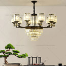 Ljojo Luxury Crystal Chandelier: Modern Duplex Main Lighting for High-Grade Living Room