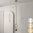 French Modern Minimalist Chandelier Necklace for Living Room by Ljojo