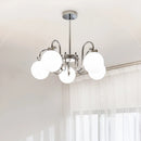 French Living Room Chandelier Cream Magic Bean Lamp by Ljojo | Ancient Bag House Nordic Creative Mickey Bow