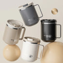 Ljojo Double Wall Insulated Coffee Mug with Handle, 304 Stainless Steel, Large Capacity