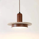 Natural Stone Wooden LED Ceiling Chandelier Pendant Light | Home Decor Ljojo