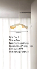 LED Cream Lotus Leaf Chandelier for Stylish Dining Room Decor by Ljojo