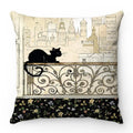 Cute Cartoon Cat Pillow Cover 45x45cm - Ljojo Home Decorodox