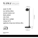 Ljojo Modern Rotatable Steel LED Floor Lamp for Living Room - Adjustable Standing Light
