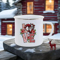 Ljojo Love Enamel Mug Set - Romantic Couples Coffee Cups