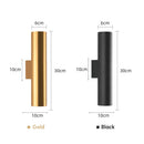 Ljojo Modern 14W COB LED Wall Lamps Double-Headed Indoor Lighting for Living Room, Aisle, and Bedside