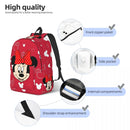 Ljojo Mickey Mouse Minnie Backpack for Primary School Student