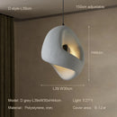 Nordic Wabi-sabi Irregular Pendant Lights for Living Room by Ljojo