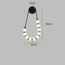 Nordic Minimal LED Wall Pendant Light for Bedroom | Golden Black Home Decor by Ljojo