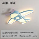 Airplane LED Ceiling Light Fixture for Kids Room by Ljojo - Creative Cartoon Nursery Lamp