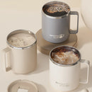 Ljojo Double Wall Insulated Coffee Mug with Handle, 304 Stainless Steel, Large Capacity