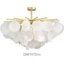 Modern Luxury Glass LED Chandelier Pendant Lamps for Living Room Dining Bedroom Decor by Ljojo