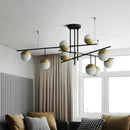 Nordic Glass LED Pendant Light Chandelier | Designer Home Decor Fixture by Ljojo