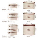 Ljojo 3-Layer Stainless Steel Lunch Box Set