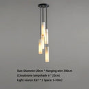 Nordic Marble LED Pendant Lights Modern Simple For Living Room Bedroom Decor by Ljojo
