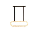 Dimmable Led Marble Design Leather Chandelier - Modern Hanging Lamps by Ljojo