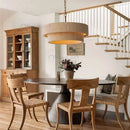 Ljojo Modern Minimalism Hemp Rope Pendant Light for Home Decoration LED Chandelier
