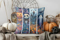 Halloween Ghosts Stars Bat Pillow Cover by Ljojo: Sofa Bedroom Car Cushion Cover