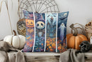 Halloween Ghosts Stars Bat Pillow Cover by Ljojo: Sofa Bedroom Car Cushion Cover