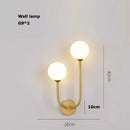 G9 Italian Copper Glass Bubble Chandelier by Ljojo - Luxury Hanging Lamp for Living Room