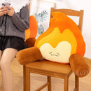 Ljojo Lumbar Support Cushion for Office, Car, Sofa - Flame Pattern, Comfortable Sitting Experience