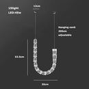 2026 New Trend Crystal Bullet High Ceiling Chandelier | Ljojo Light Fixture for Living Room Staircase