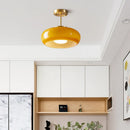 French Style Retro Antique Orange Glass Chandelier Bauhaus Medieval Ceiling Light by Ljojo