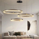 Modern Acrylic Pendant Light for Living Room - Luxurious Glossy Chandelier by Ljojo