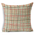 Ljojo Mandala Graffiti Cushion Cover 45x45cm Linen Pillow Case for Sofa Bed Decor