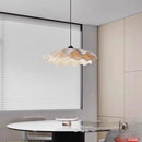 LED Pendant Light: Modern Korean Fabric Chandelier for Living Room - Ljojo