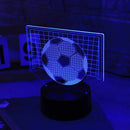 Boys' Football 3D Illusion Night Light - Children's Room Decoration Ljojo