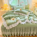 Ljojo Milk Fleece Winter Quilt: Thickened & Warm Comfortable Quilt Core