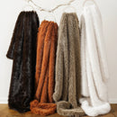 Ljojo Luxury Faux Fur Blanket for Bed Sofa Home Decor