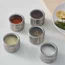 Ljojo Magnetic Seasoning Box Set Wall-mounted Octagonal Storage Base