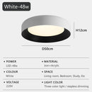 Nordic Dimmable Circular LED Ceiling Light | Modern Creative Home Decor Lighting by Ljojo
