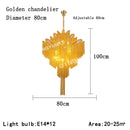 Italian Crystal Chandelier: Designer Luxury Pendant Light for Hotel Lobby by Ljojo