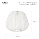 Nordic Simple LED Pendant Light Fabric Chandelier for Living Room by Ljojo