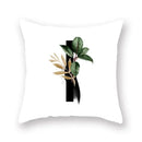 Floral Alphabet Pillow Case by Ljojo: Home & Car Decorative Cushion Cover