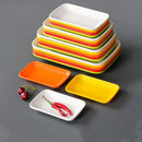 Ljojo Melamine Rectangular Noodle Plate for Hot Pot and Barbecue