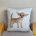 Chihuahua Dog Printed Cushion Cover by Ljojo for Home Decor