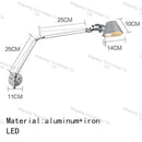 Italian Designer Desk Lamp: Modern Folding Long Arm Reading Light by Ljojo