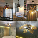 Ljojo LED Coconut Tree Chandelier - Tropical Bohemian Style Lighting