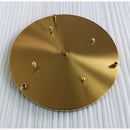 Ljojo 3-Hole Ceiling Plate for Pendant Lamp, Chandelier Mount Base White Black Gold