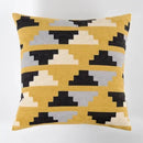 Geometric Embroidered Pillow Cover 45x45cm for Living Room by Ljojo